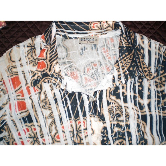Kisca by Komarov Signature Pleats Top Blouse ~ sz 3 M - Picture 3 of 4